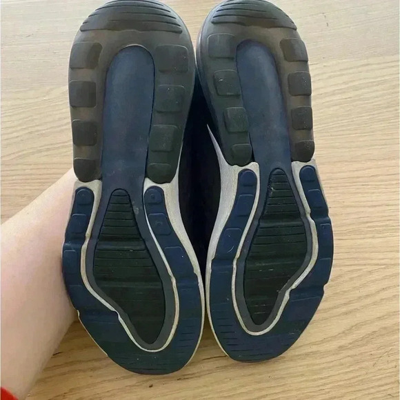 Nike Air Max 270 Extreme Navy/Black/Green Youths Size 7Y - Picture 5 of 6